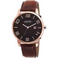 August Steiner Men's AS8108 Casual Watch Round Case in Rose Gold