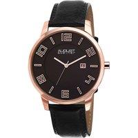 August Steiner Men's AS8108 Casual Watch Round Case in Black