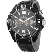 Joshua&Sons Men's JS79 Casual Watch Round Case in Grey