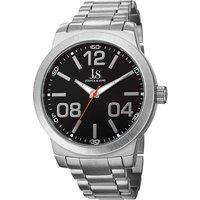 Joshua&Sons Men's JS82 Casual Watch Round Case in Black