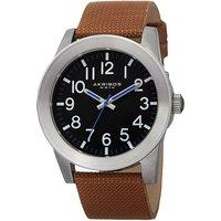 Akribos Men's AK779 Casual Watch Round Case in Black