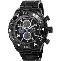 Akribos Men's AK814 Casual Watch Round Case in Black