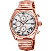 Akribos Men's AK827 Casual Watch Round Case in Rose Gold
