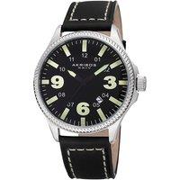 Akribos Men's Dravik Forge 45mm Quartz Field in Black