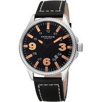 Akribos Men's Dravik Forge 45mm Quartz Field in Orange