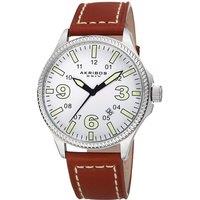 Akribos Men's Dravik Forge 45mm Quartz Field in White