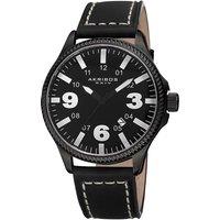 Akribos Men's Dravik Forge 45mm Quartz Field in Black