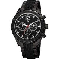 Joshua&Sons Men's JS98 Casual Watch Round Case in Black