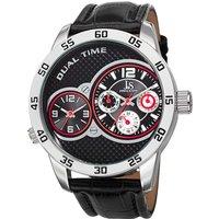 Joshua&Sons Men's JS97 Casual Watch Round Case in Silver