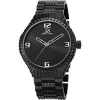 Joshua&Sons Men's JS99 Dress Watch Round Case in Black