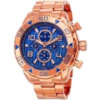Akribos Men's AK814 Casual Watch Round Case in Blue
