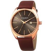 Akribos Men's AK945 Dress Watch Round Case in Grey