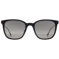 BMW Men's Square Matte Black Smoke Polarized BW0008 Sunglasses