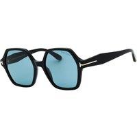 Tom Ford Men's Romy Smoke Hex Lens Shiny Black Sunglasses