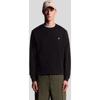 Lyle & Scott Men's Crew Neck Sweatshirt Jet Black | Size: Large