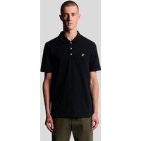 Lyle & Scott Men's Plain Polo Shirt Jet Black | Size: Large