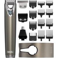 Wahl Men's Titanium Steel Lithium Beard & Stubble Trimmer in Silver