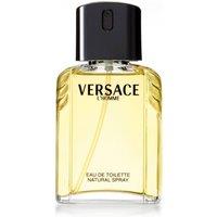 Versace Men's L'Homme Eau De Toilette 100ml in Clear