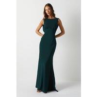Coast Women's Honoured Sleeveless Cowl Back Maxi Bridesmaid Dress in Emerald | Size: 10