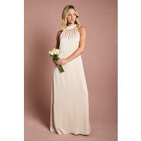 Coast Women's Teen Halterneck Bridesmaid Dress in Champagne | Size: 15-16 Years