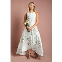 Coast Women's Teen Printed Twill Waterfall Bridesmaid Dress in Sage | Size: 15-16 Years