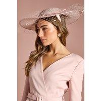Coast Women's Wide Brim Mesh Hat in Blush