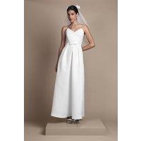 Coast Women's Strapless Sweetheart Full Skirted Wedding Dress in Ivory | Size: 16