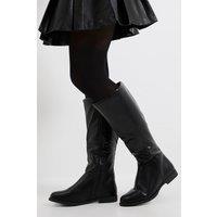 Dorothy Perkins Women's Karla Knee High Flat Boots in Black | Size: 3
