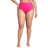 Lands' End Women's Plus High Leg Bikini Bottoms in Bright Pink | Size: 24-26