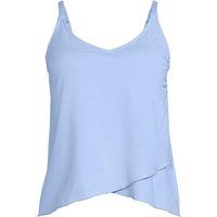 Lands' End Women's Plus Tulip Hem Tankini Top in Blue | Size: 8