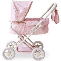 Teamson Kids Women's Classic Doll Stroller with Bassinet, Canopy & Bag in Beige