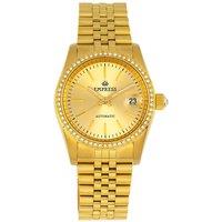 Empress Women's Constance Automatic Bracelet Watch with Date in Gold