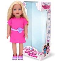 Teamson Kids Women's Sophia's Posable 18" All Vinyl Blonde Hair Dolls with Blue Eyes in White
