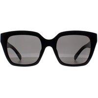 Celine Women's Square Shiny Black Smoke Grey Monochroms CL40198F