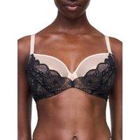 Chantelle Women's Midnight Flowers Covering Underwired Bra in Black | Size: 36B