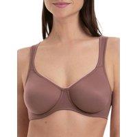 Anita Women's Twin Underwired Moulded Bra in Brown | Size: 46D
