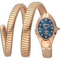 Just Cavalli Women's Snake 316L Stainless Steel Diamond Watch in Gold