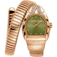 Roberto Cavalli Women's Snake Stainless Steel Watch in Gold