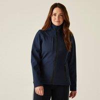 Regatta Women's 'Octagon' Waterproof Softshell Jacket in Mid Navy | Size: 16