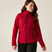 Regatta Women's Octagon Waterproof Softshell Jacket in Red | Size: 16