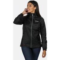 Regatta Women's Corinne IV Waterproof Packaway Jacket in Jet Black | Size: 10