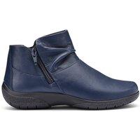 Hotter Women's 'Murmur' Ankle Boots in Dark Navy | Size: 8