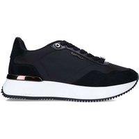 Carvela Women's 'Flare' Leather Suede Trainers in Black | Size: 8