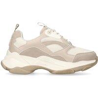 KG Kurt Geiger Women's 'Lila Lace Up' Trainers in Cream | Size: 6