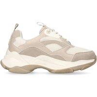 KG Kurt Geiger Women's 'Lila Lace Up' Trainers in Cream | Size: 8