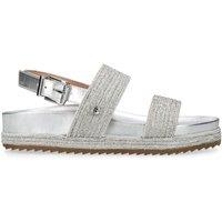 Carvela Women's 'Gala Flatform' Sandals in Silver | Size: 4