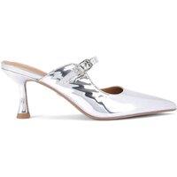 KG Kurt Geiger Women's 'Alina Mule' Heels in Silver | Size: 3