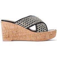 Carvela Women's 'Sorrento Wedge Mule' Sandals in Black | Size: 8