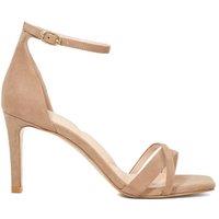 Dune London Women's 'Madrina' Suede Sandals in Camel | Size: 8