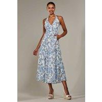 Jolie Moi Women's Halter Neck Maxi Dress | Size: 18